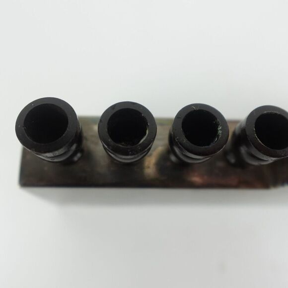 Zodax Heavy Metal Menorah Candle Holder Featuring Made in India - Picture 11 of 16